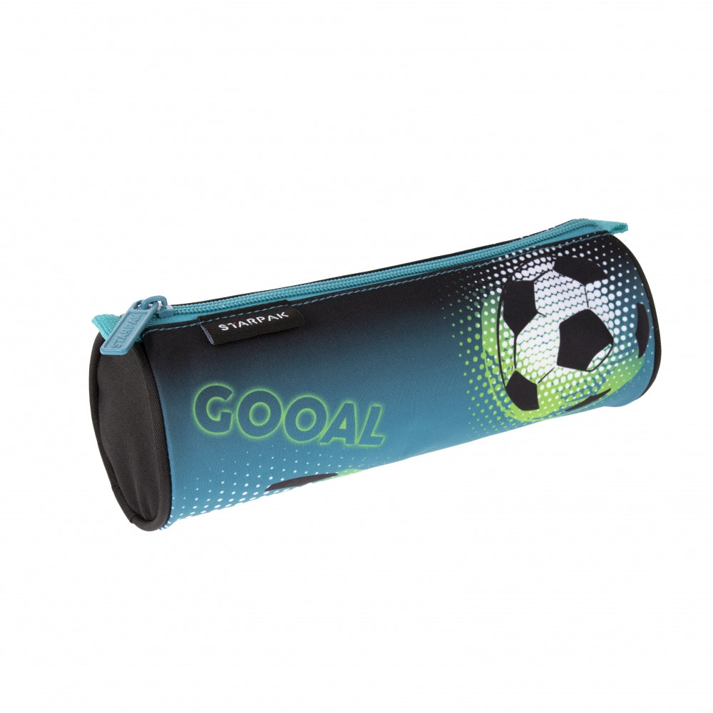 Pencil case tube 1 zipper Football