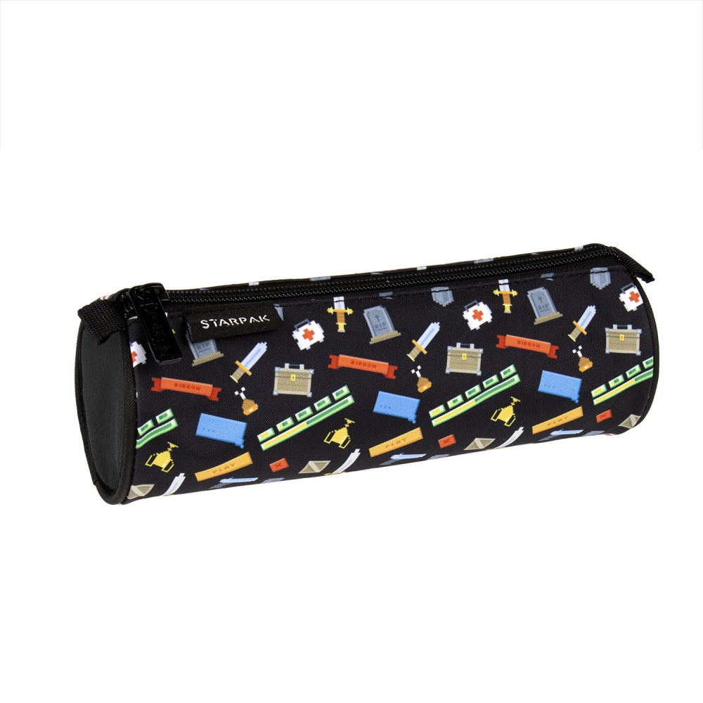 Pencil case tube 1 zip Pixel