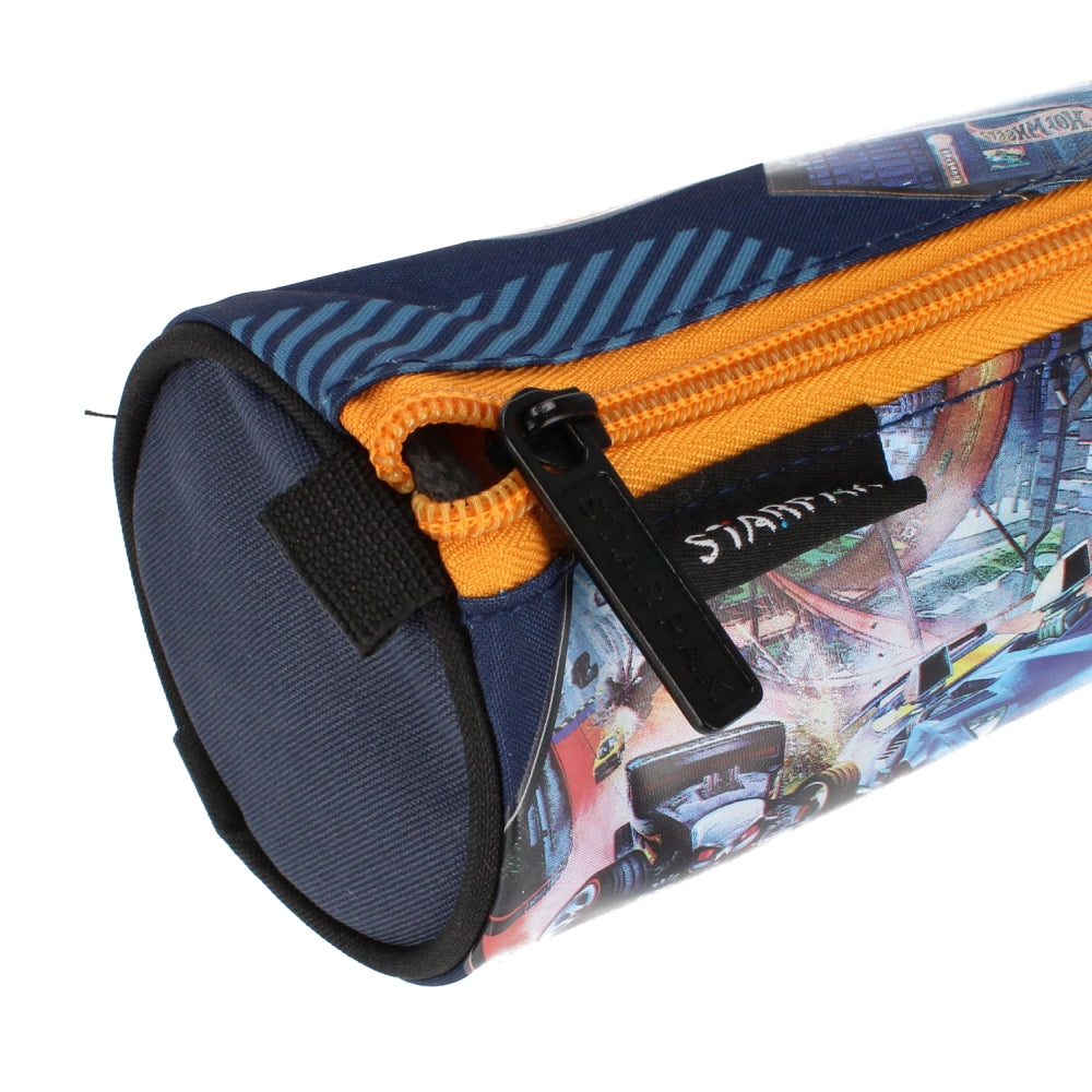 Pencil case tube 1 zipper Hot Wheels