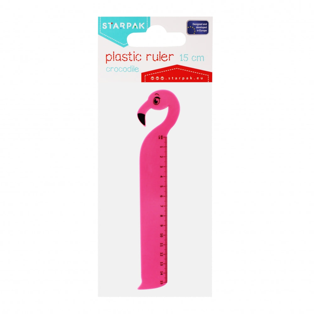 Linijka plastikowa Flaming 15cm PBH