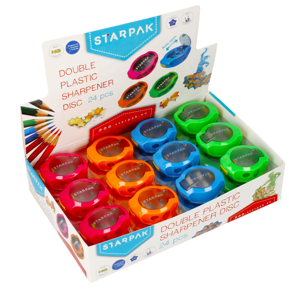 Temperówka 2 ostrza Dysk display A 24