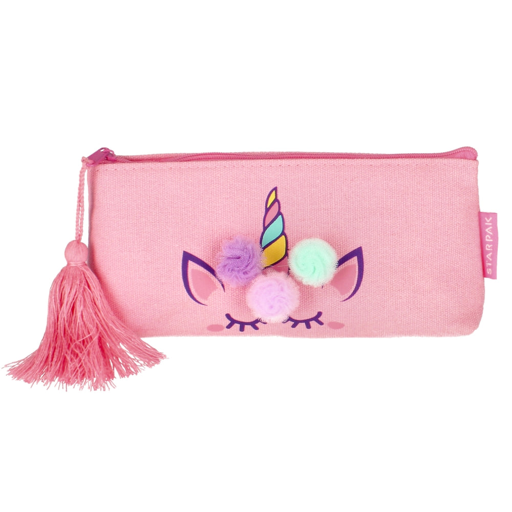 Piórnik saszetka 1zamek Pink Unicorn