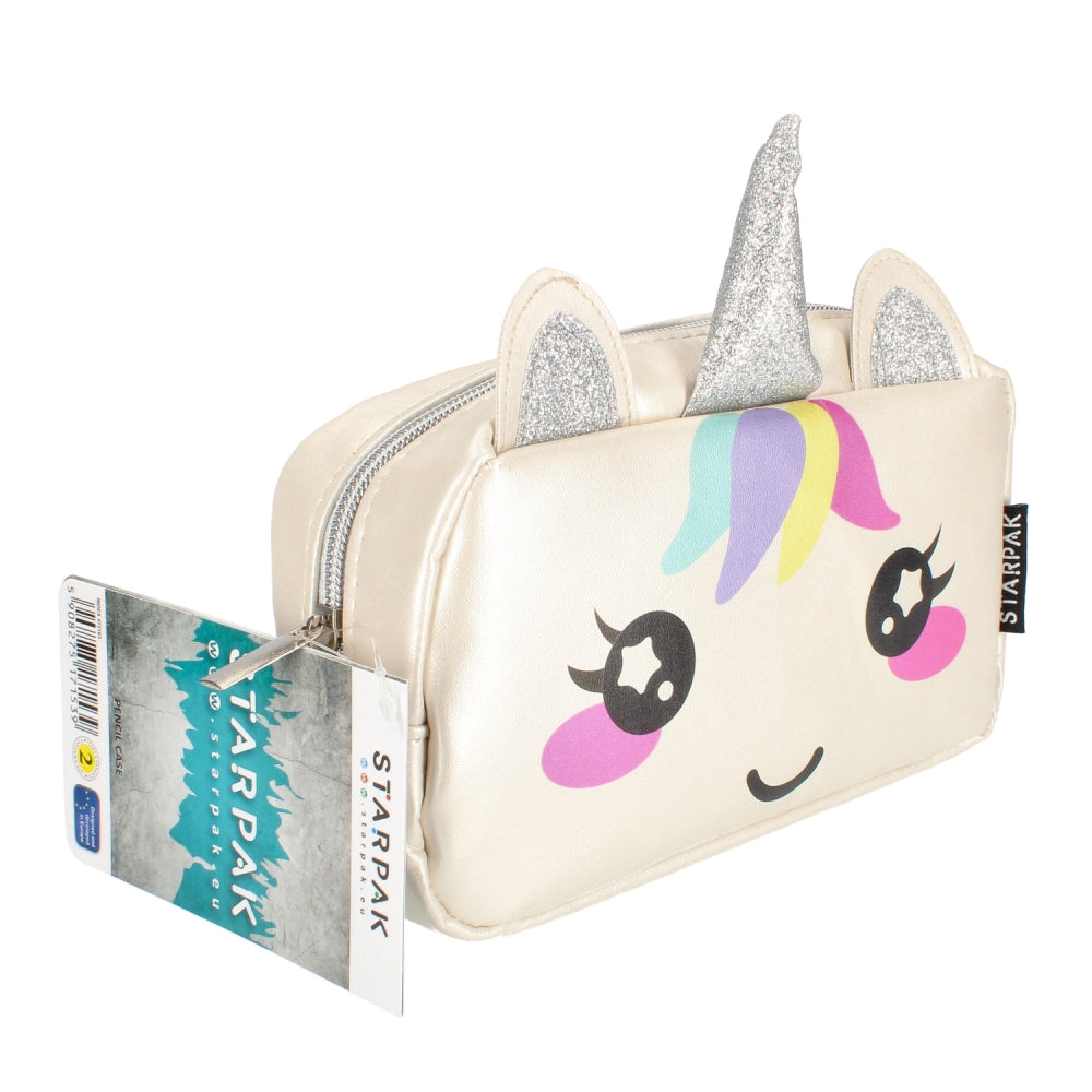 Piórnik saszetka 1zamek srebrny Unicorn