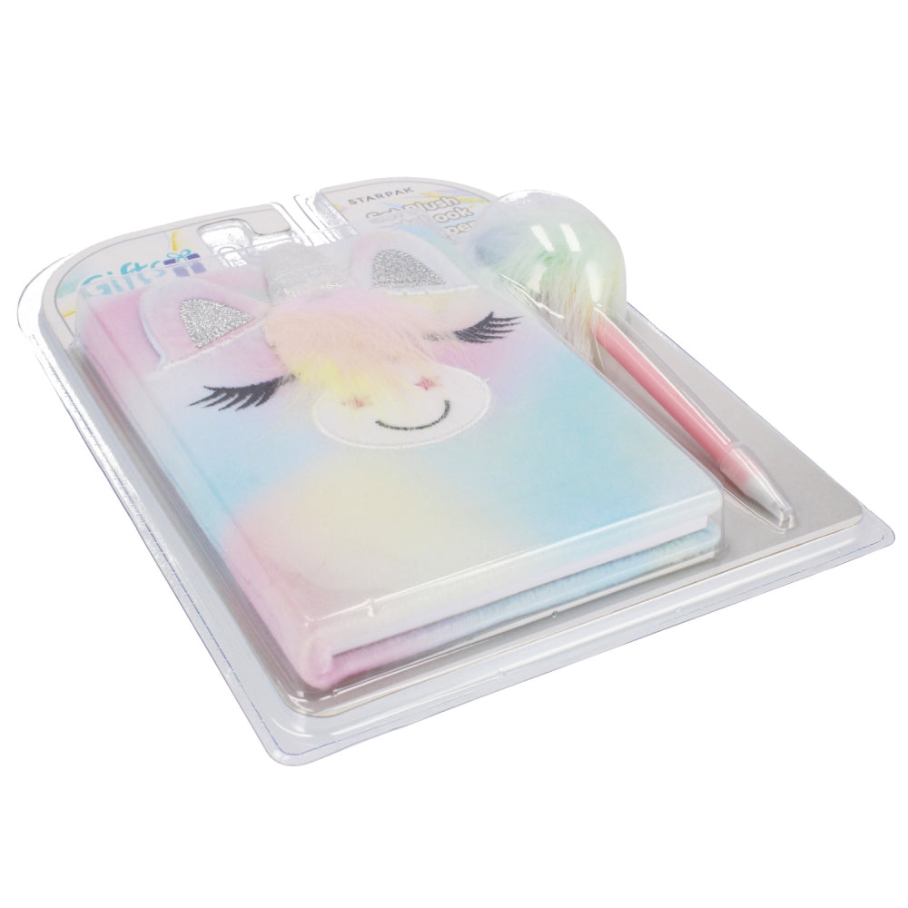 Notes pluszowy długopis Unicorn