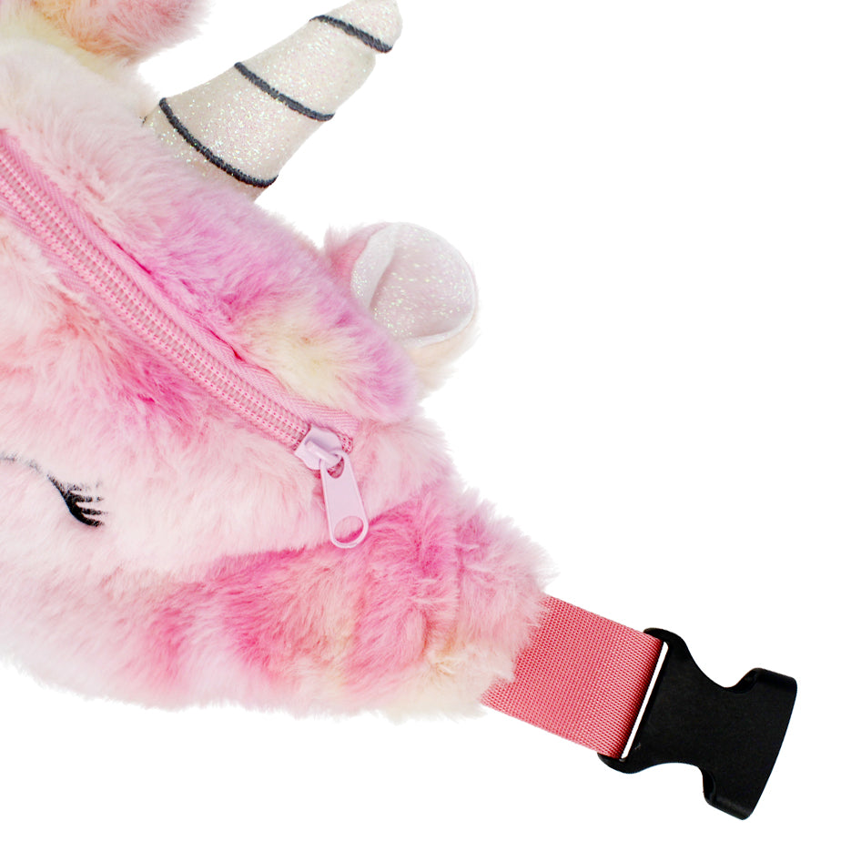 Saszetka na pas pluszowa Unicorn MEGA CREATIVE