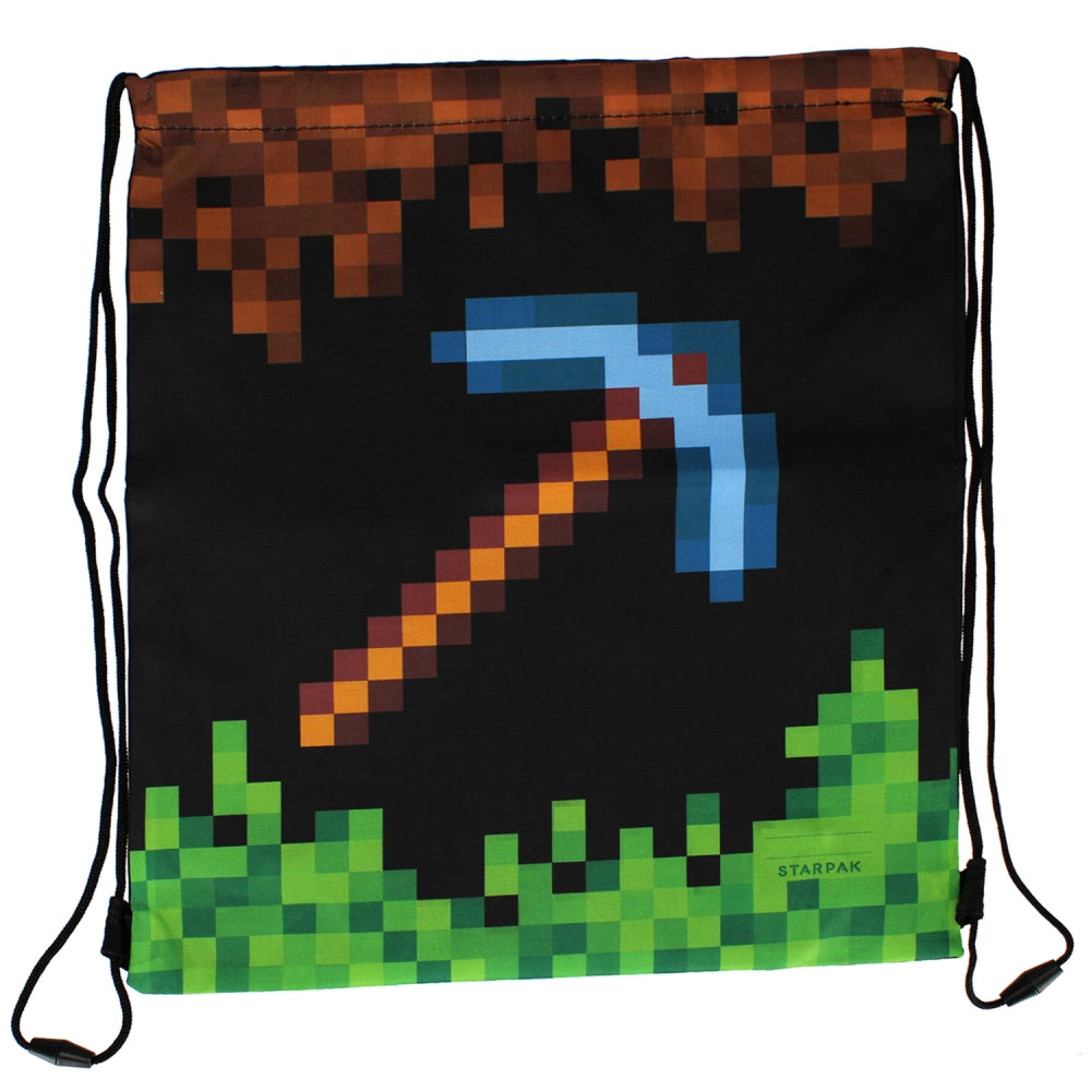 Pixel Game Shoulder School Bag