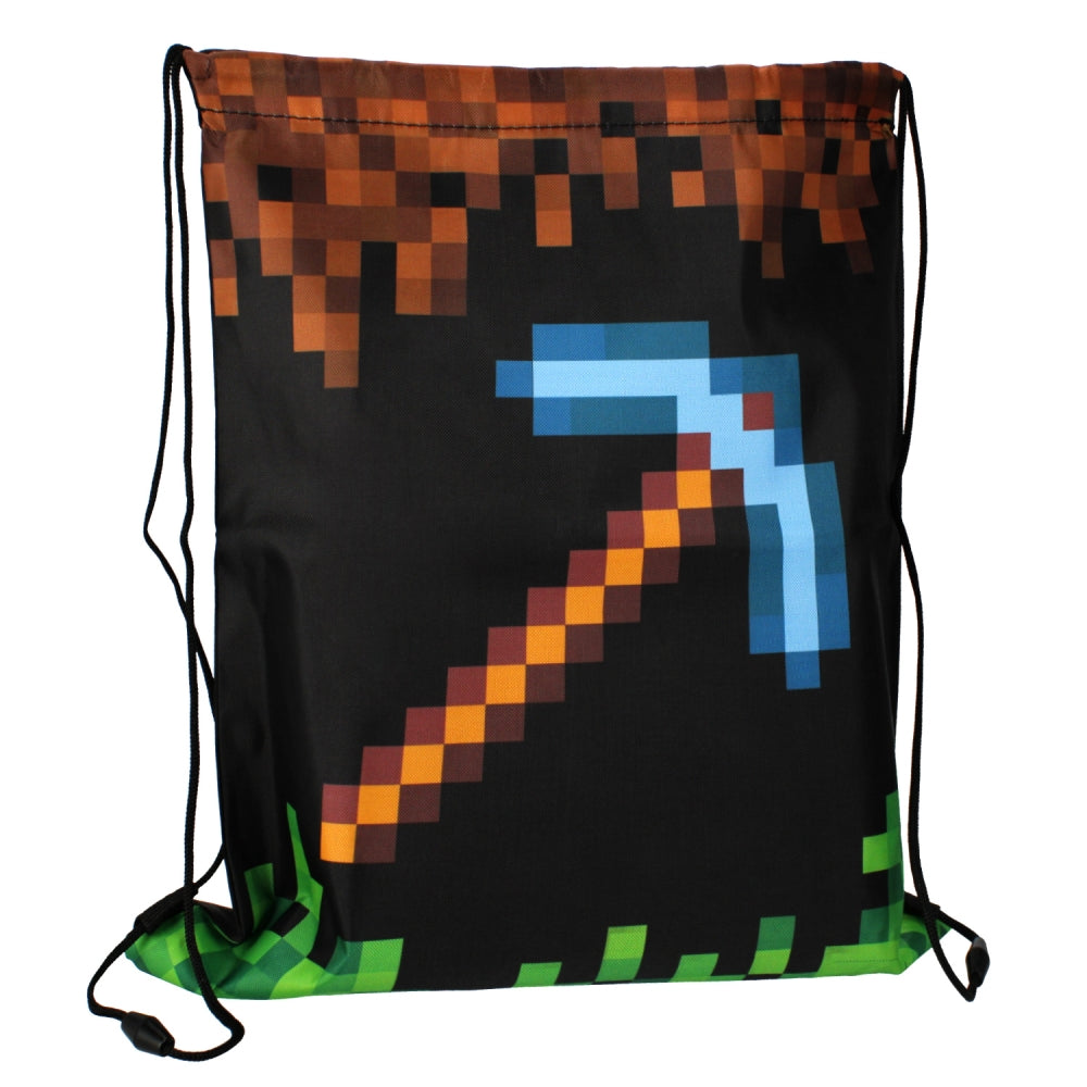 Pixel Game Shoulder School Bag