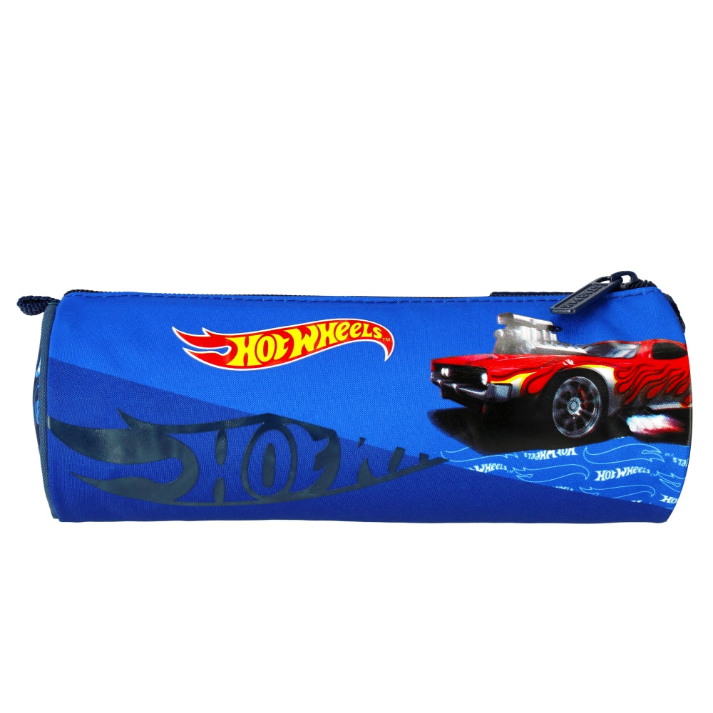 Pencil case tube 1-zip Hot Wheels