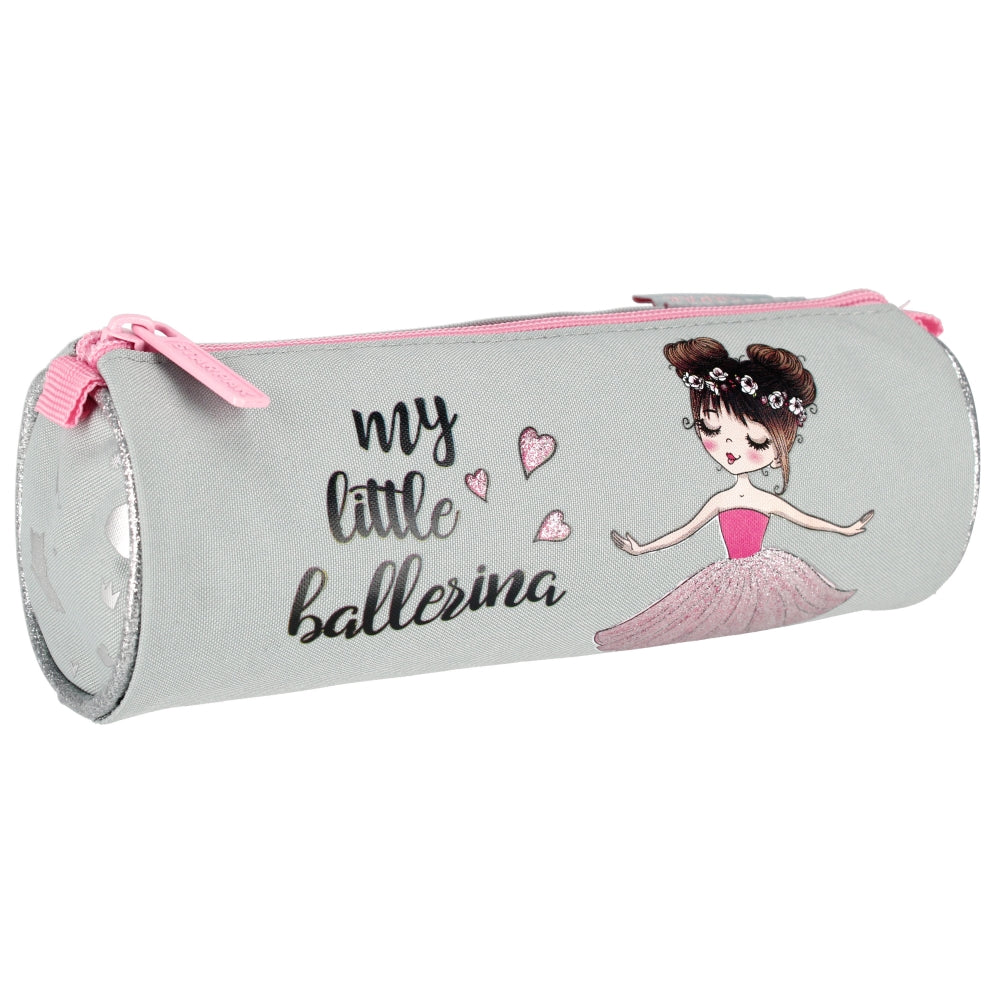 Piórnik tuba 1zamek Balerina pastel