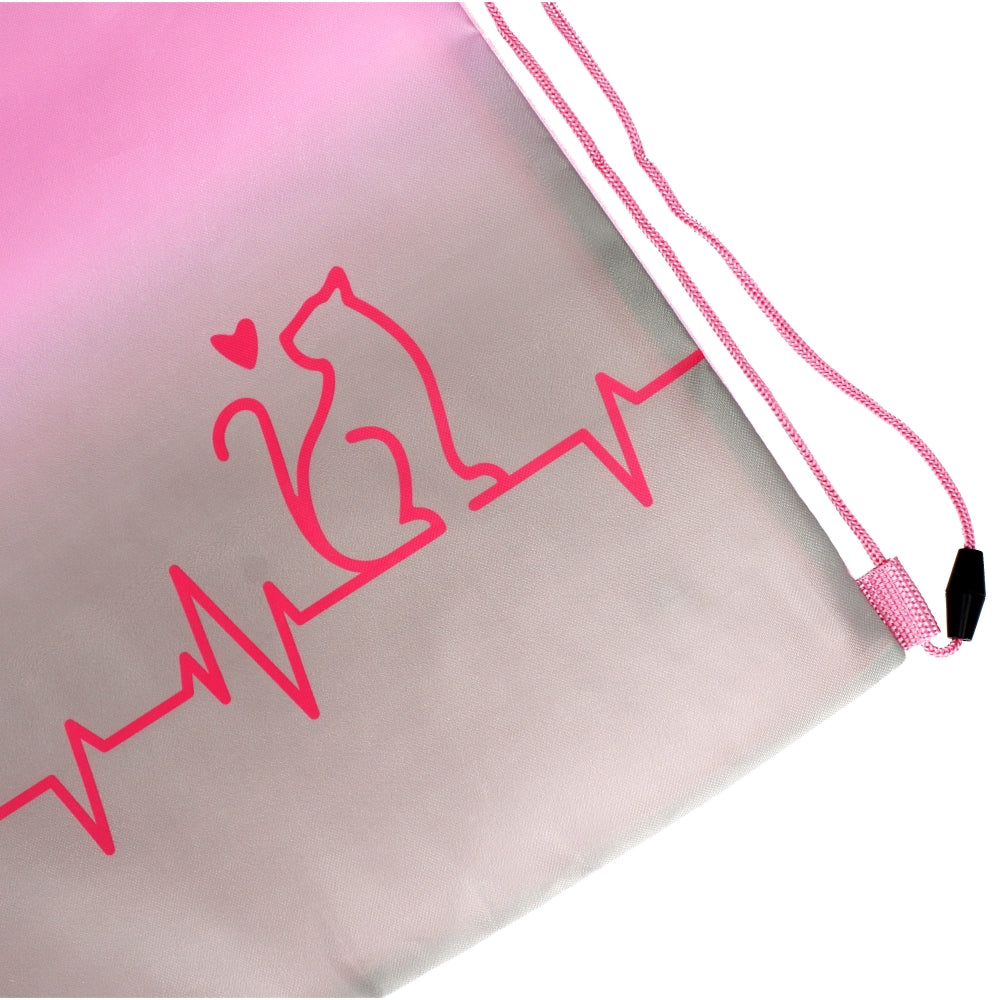 Ombre Cat Shoe Bag