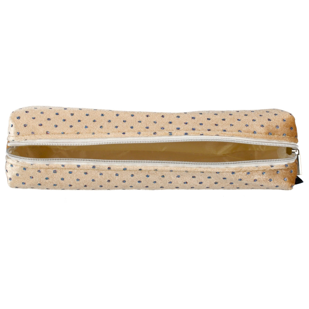 Piórnik tuba kwadratowa Beige Cristal