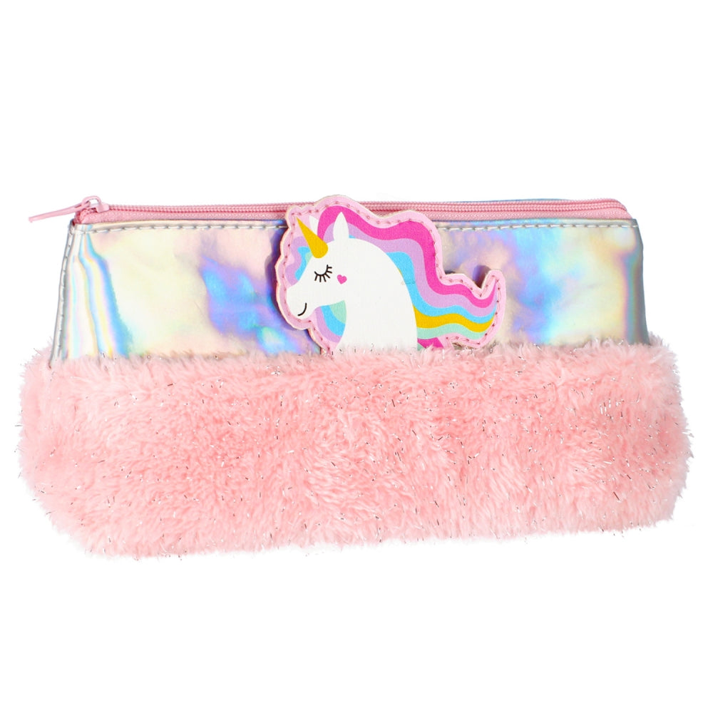 Piórnik saszetka pluszowa Unicorn