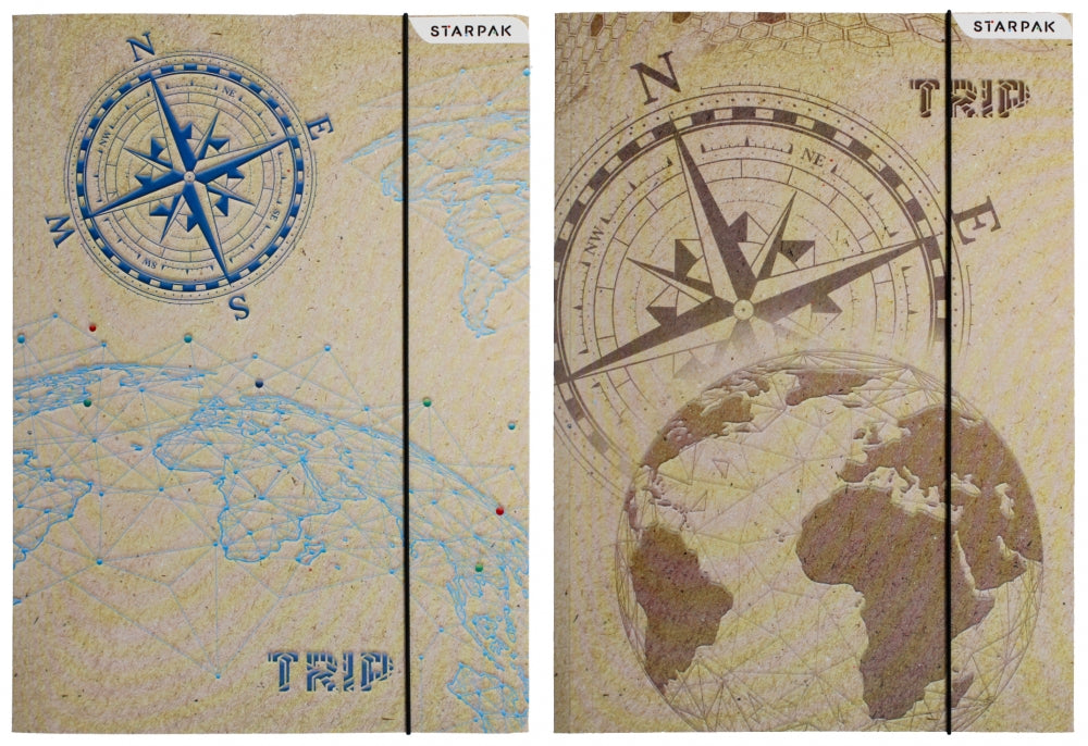 A4 Trip Elastic Folder