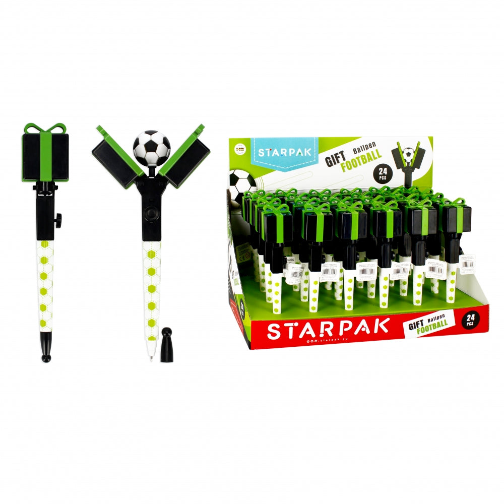 Długopis zamykany Gift Football display A 24