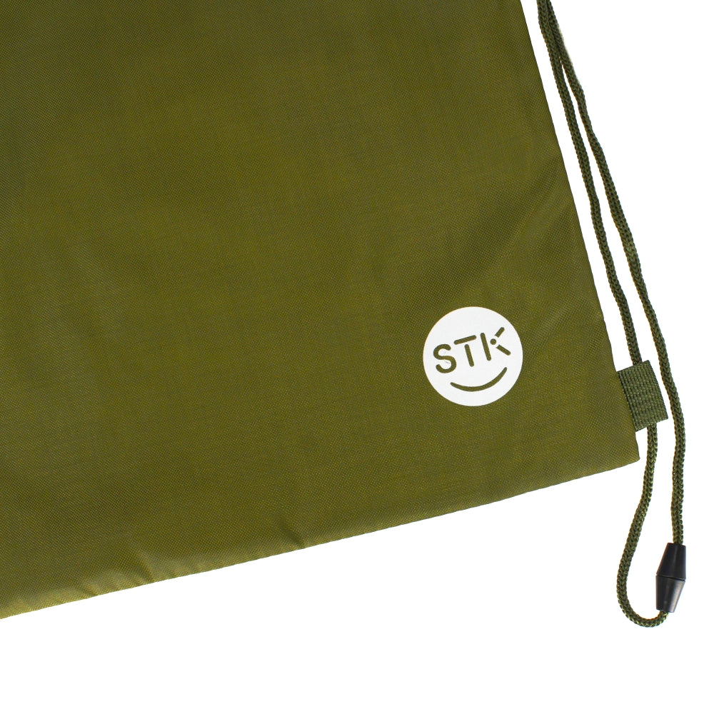 Olive shoe bag