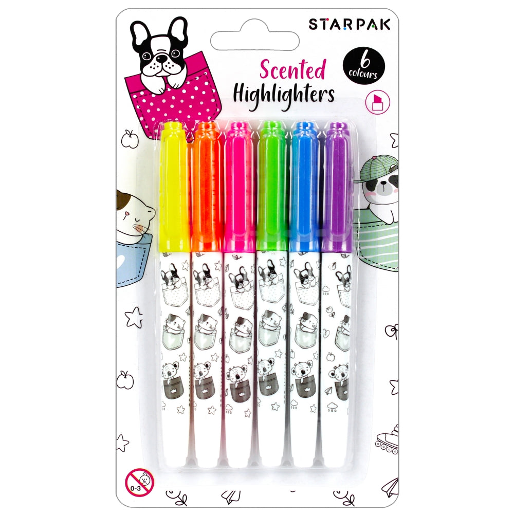Scented Highlighter Minisy 6 colors