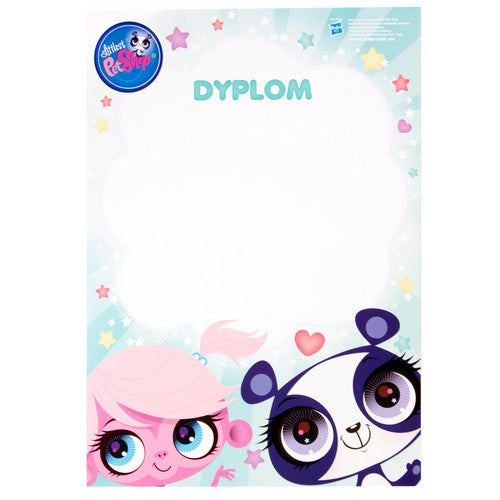 Dyplom A4 Littlest Pet Shop