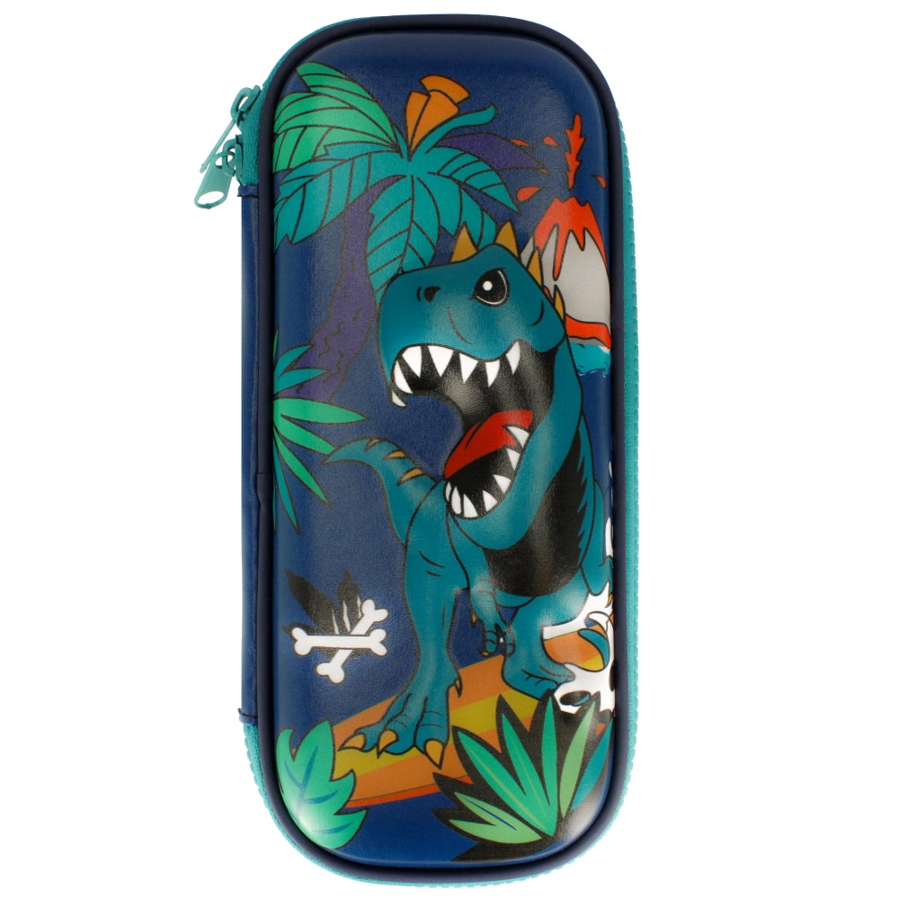 Piórnik 3D Dino 1zamek 2klapki