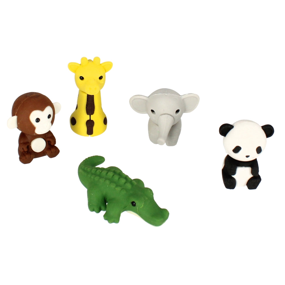 Gumka do mazania 3D puzzle Safari 5szt