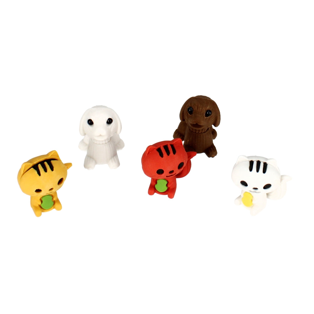 Gumka do mazania 3D puzzle Cuties 5szt