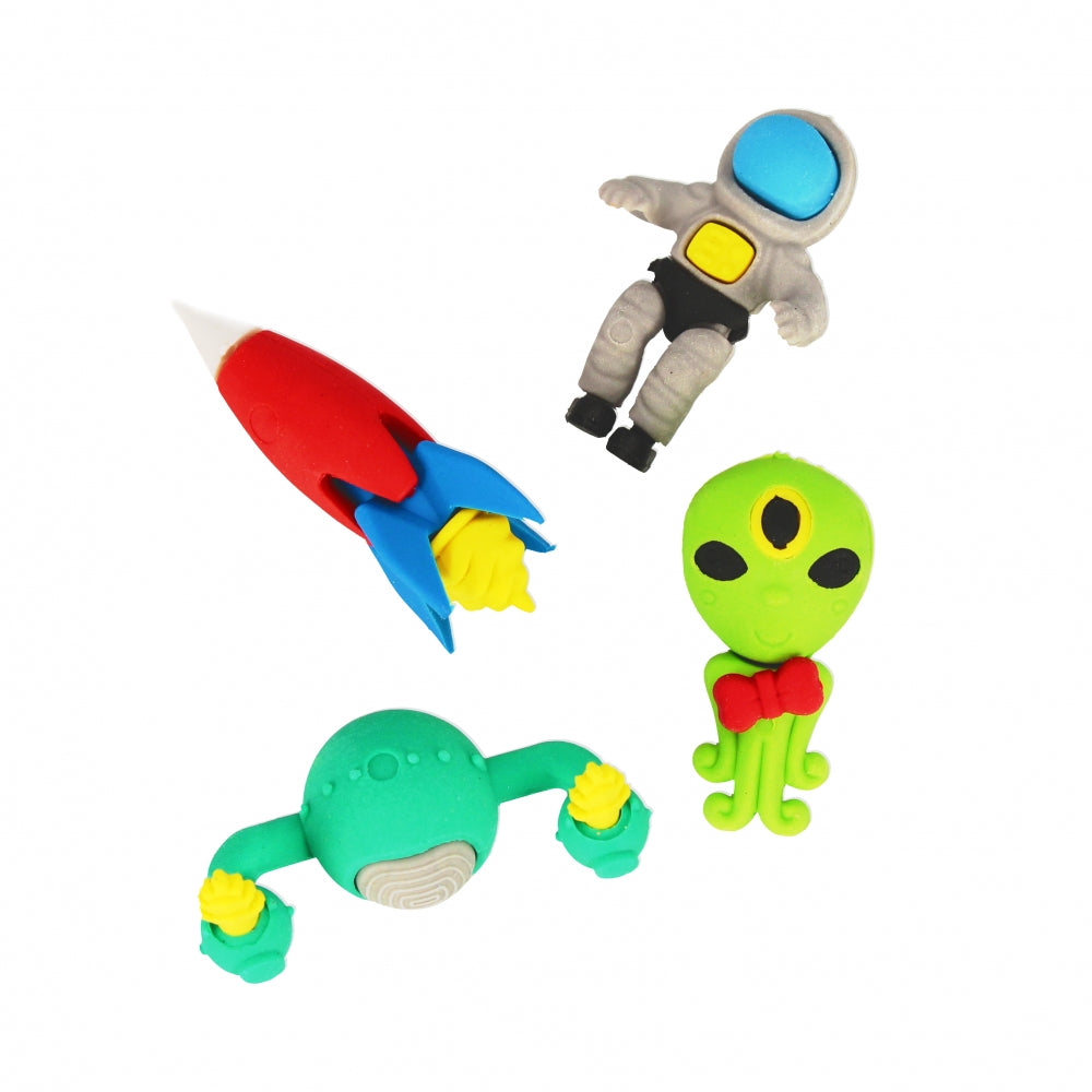 Gumka do mazania 3D puzzle Space 4szt