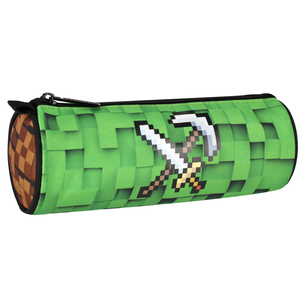 Pencil case tube 1-zip Pixel Game