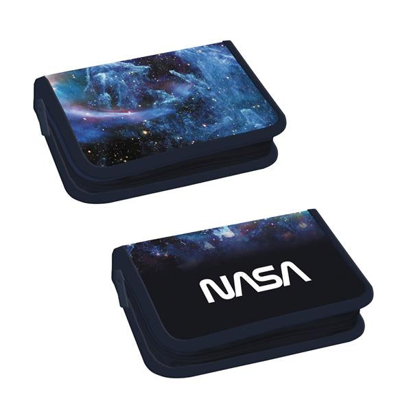 Piórnik 1zamek 2klapki bez wyposażenia NASA1