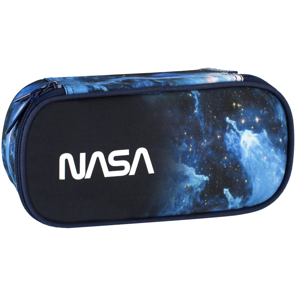 Pencil case oval 1-zip NASA1