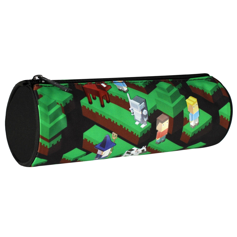 Pencil Case Tube 1zip Pixel Game Diagonal