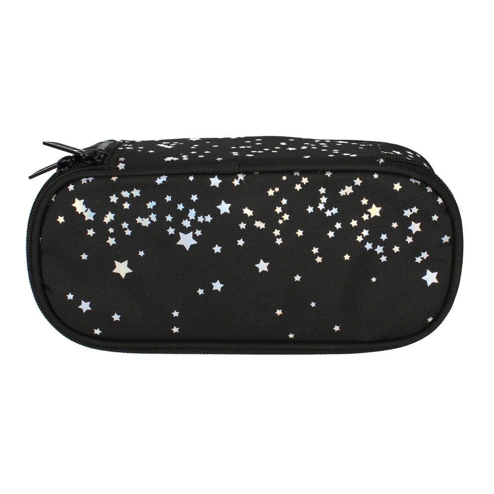 Pencil case oval 1-zip Night Sky