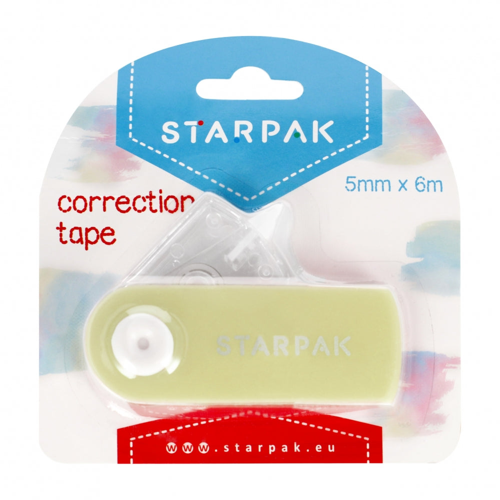 Korektor w taśmie 5mmx6mb pastel żółty