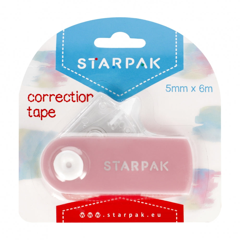 Korektor w taśmie 5mmx6mb pastel róż