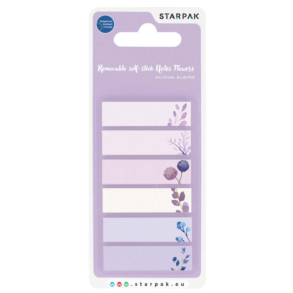 Indexing tab 44x12/20k 6 colors Flower