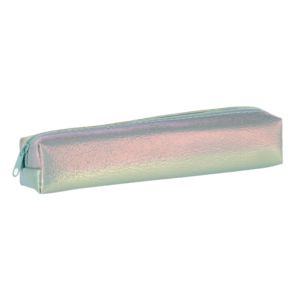 Pencil case 1-zip metallic mint