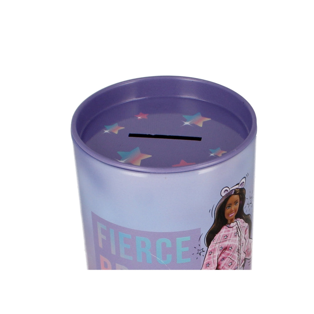 Barbie Round Metal Piggy Bank