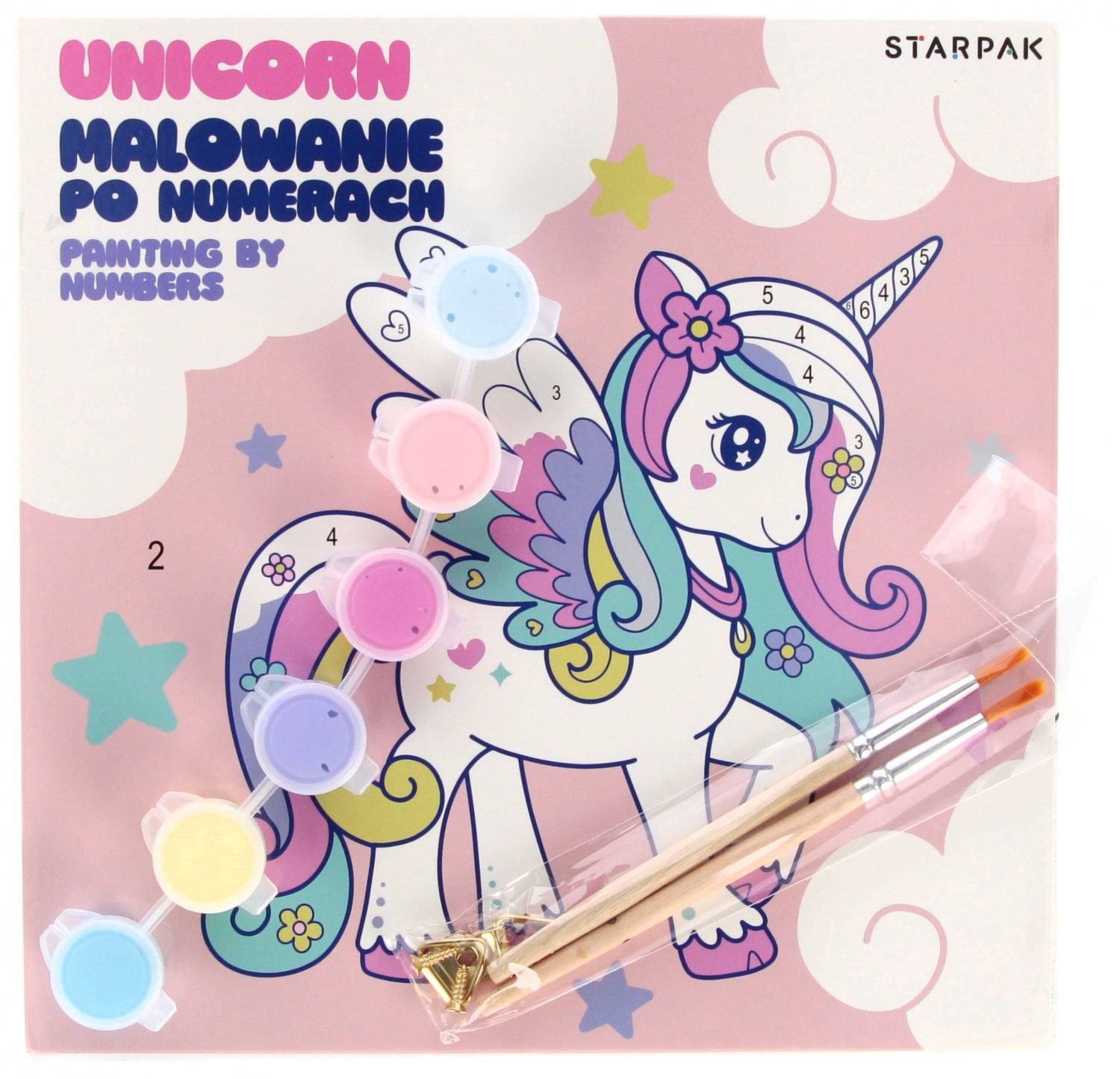 Podobrazie malowanka 20x20 Unicorn