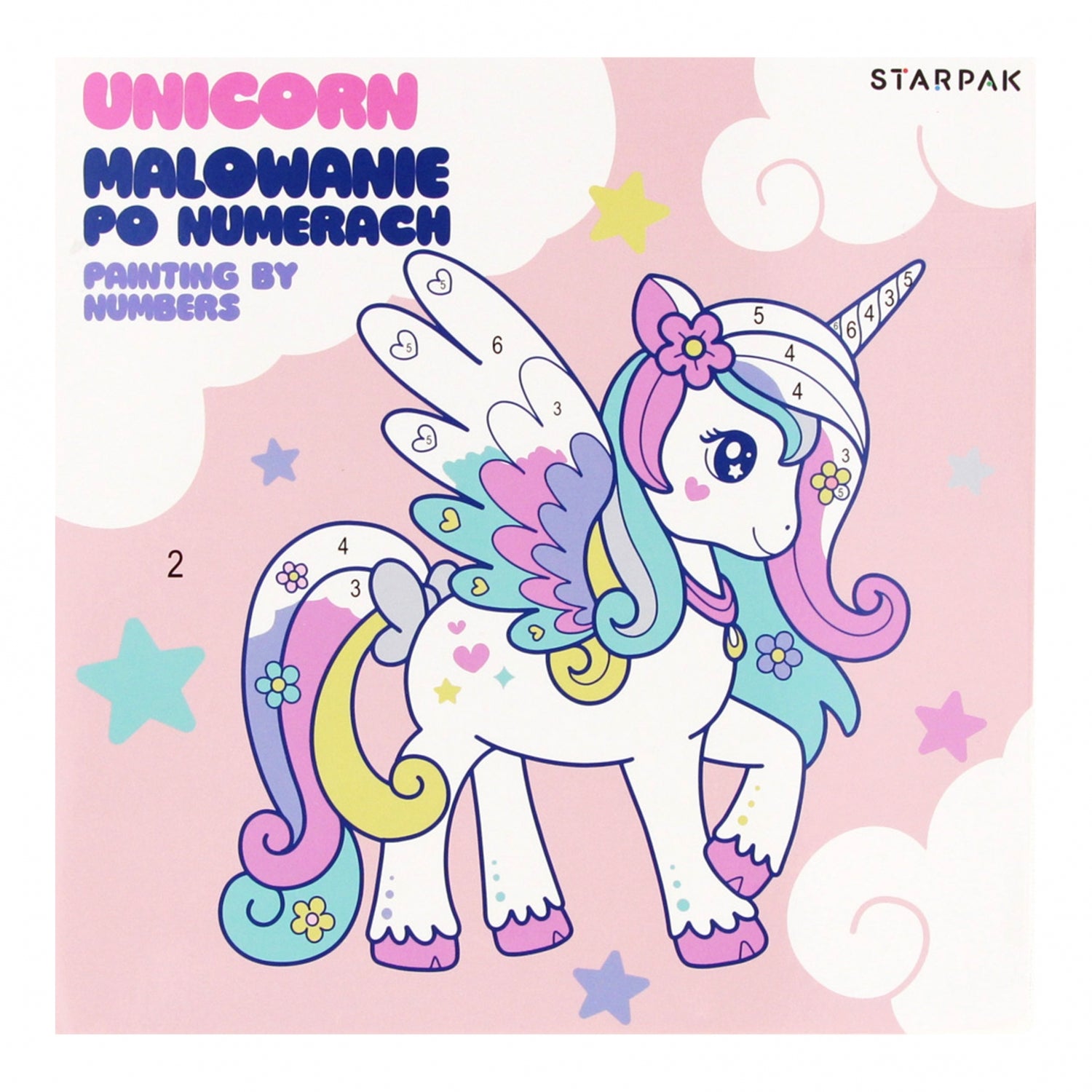 Podobrazie malowanka 20x20 Unicorn