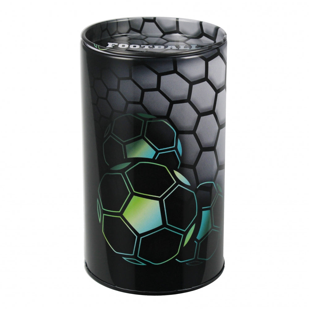 Round Metal Football Piggy Bank