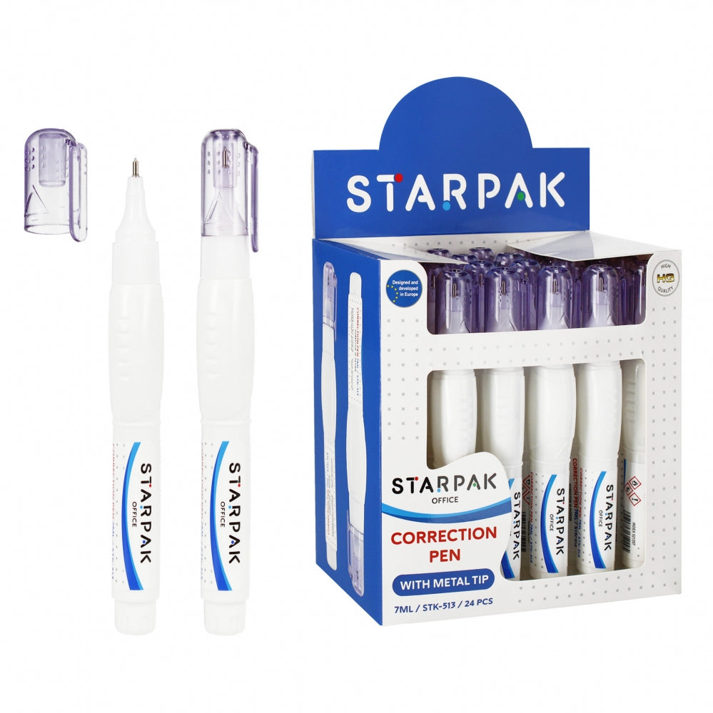 Korektor w piórze 7ml metalowa końcówka display A 24