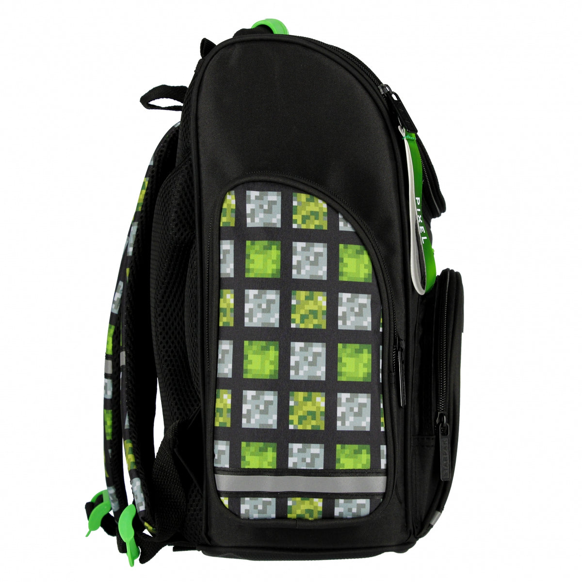 School bag Pixel green