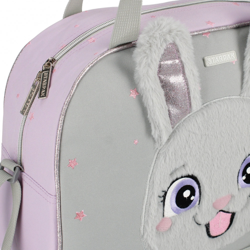 Lilac Rabbit Shoulder Bag