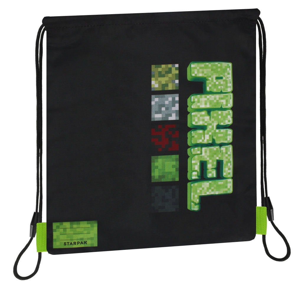 Pixel green shoe bag