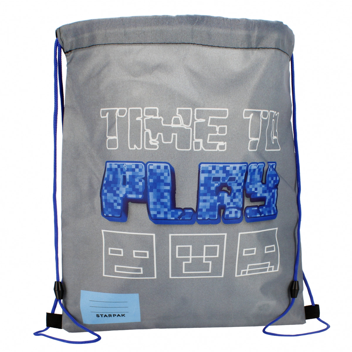 Pixel shoe bag, grey