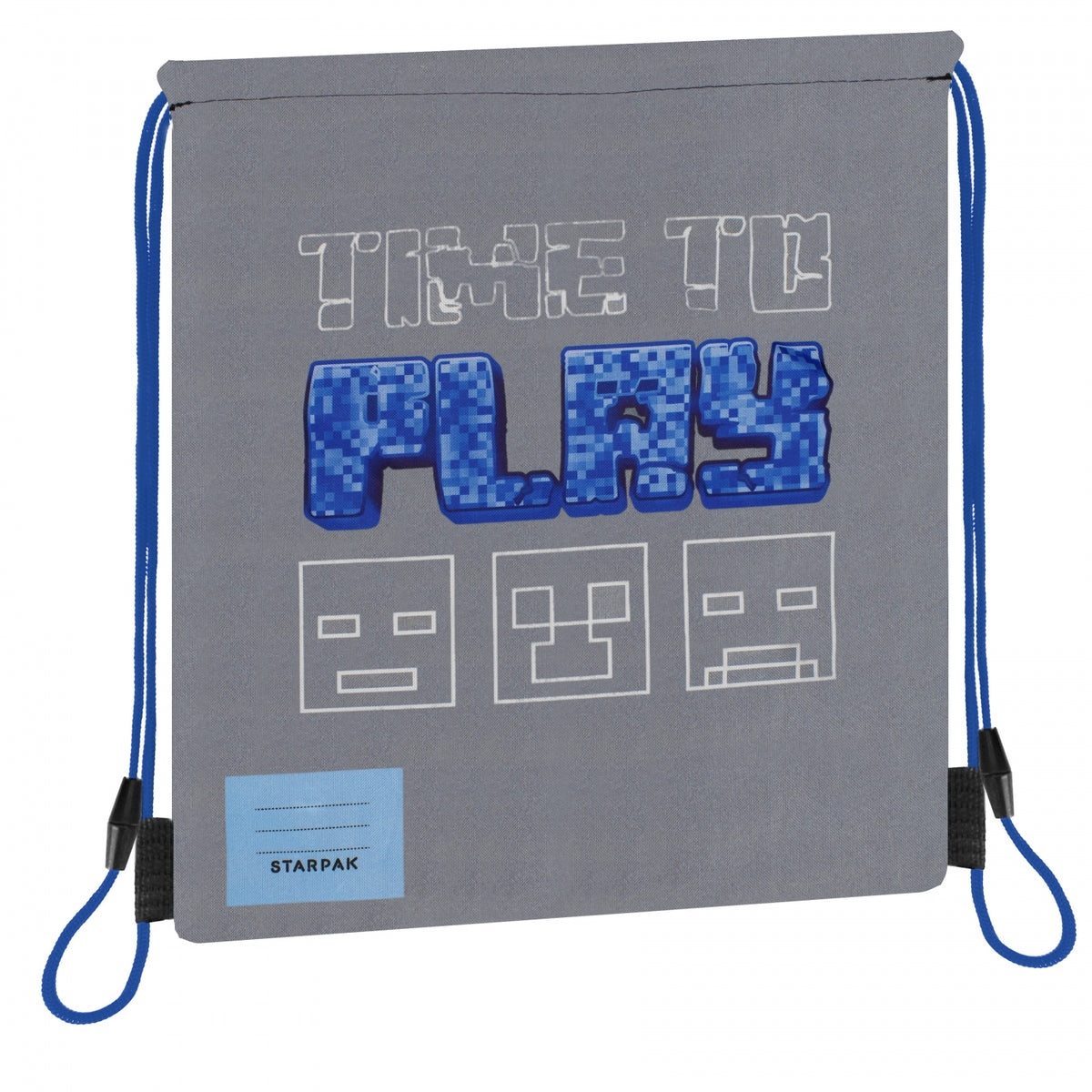 Pixel shoe bag, grey