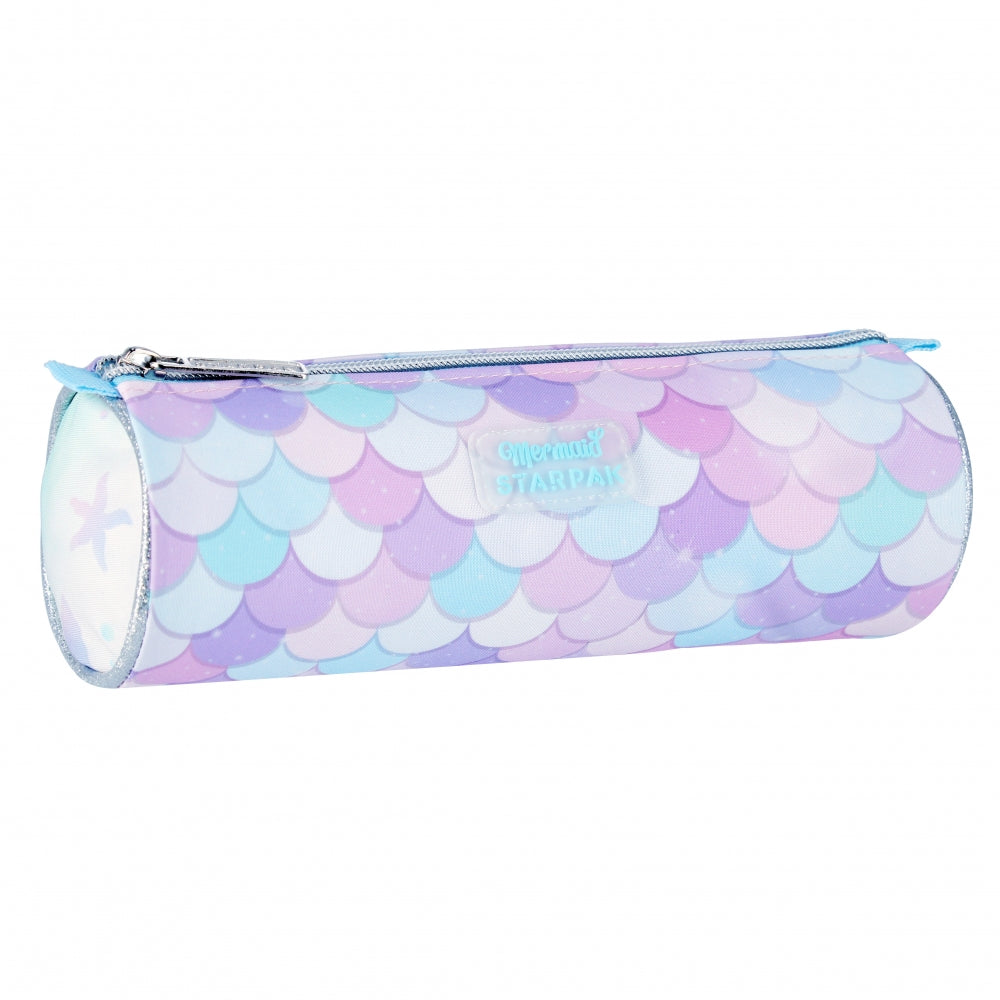 Pencil case tube 1-zip Mermaid