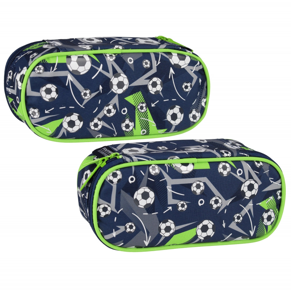 Pencil case 1-zip Football Allover