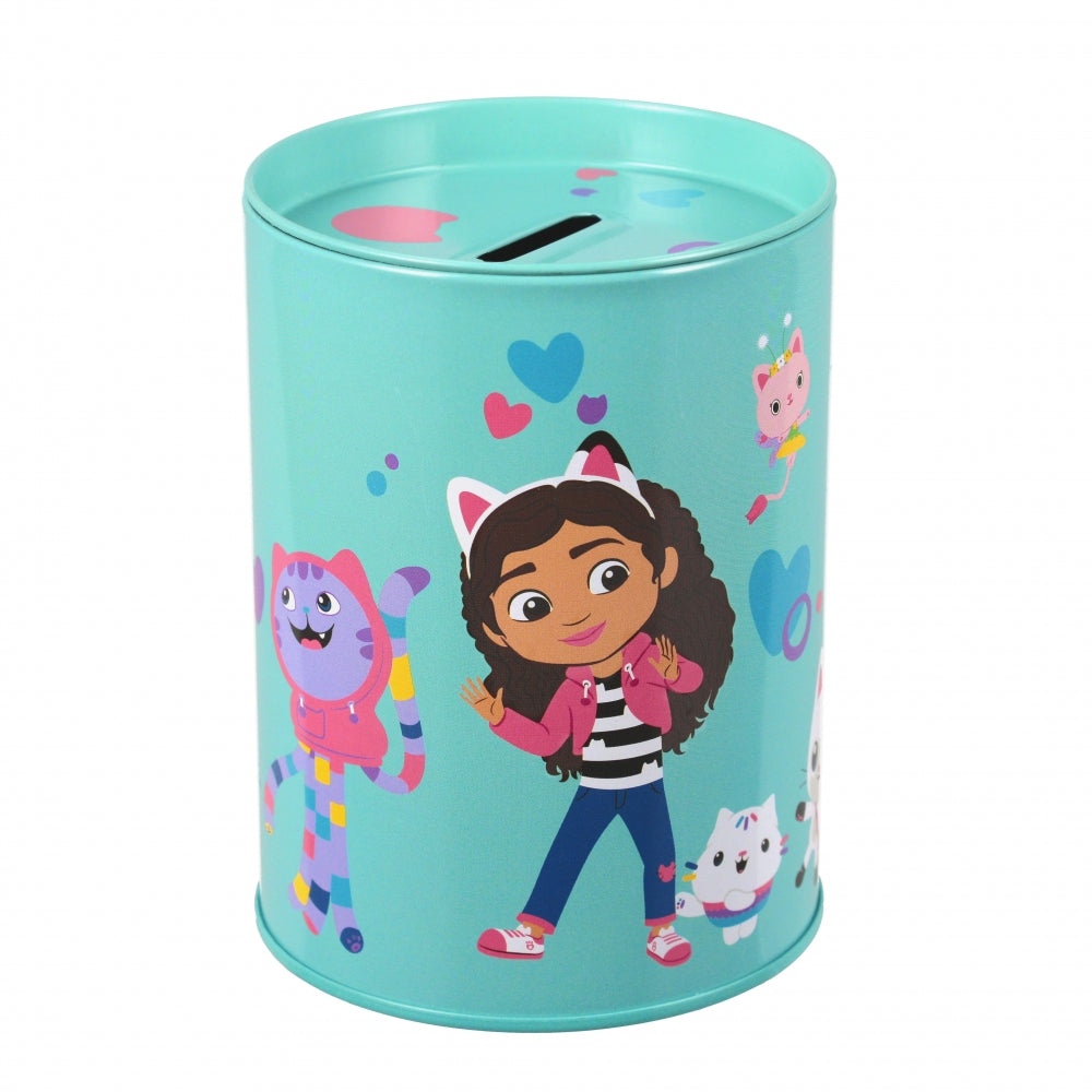 Gabby's Dollhouse Round Metal Money Box