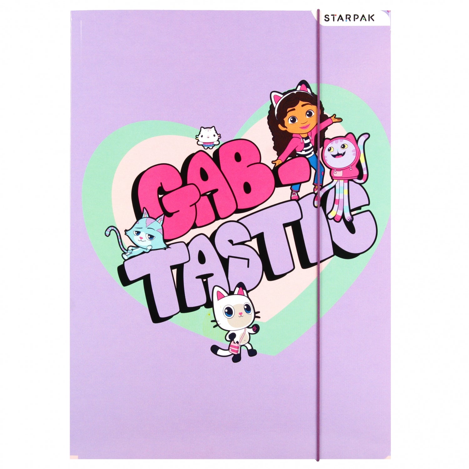 Teczka z gumką A4 Gabby s Dollhouse