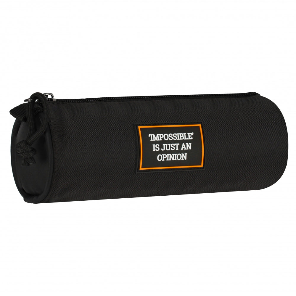 Pencil case tube Just Black