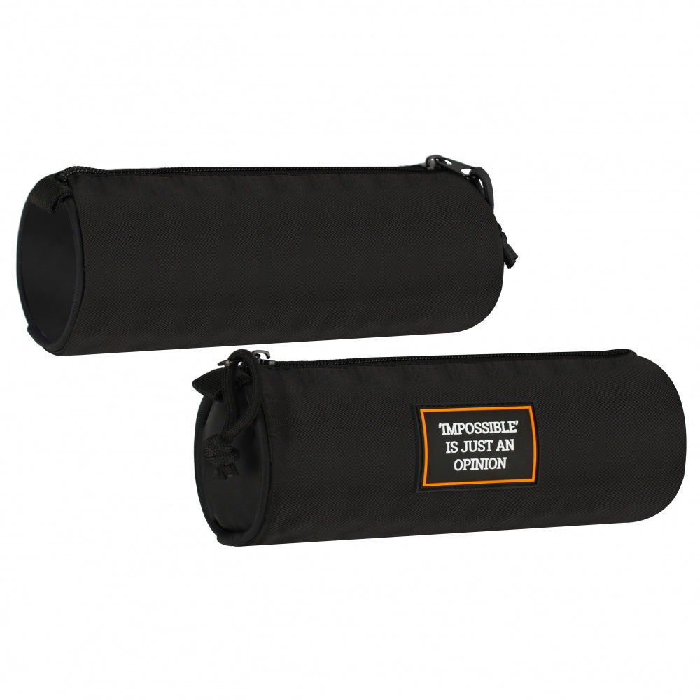 Pencil case tube Just Black